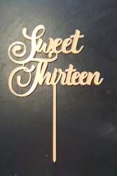 Topper Sweet Thirteen sau orice cifra