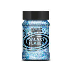 Galaxy flakes 100ml - uranus blue