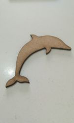 Figura din MDF de 6cm - delfin