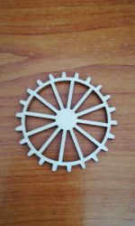 Figura din lemn - cogwheels nr.9