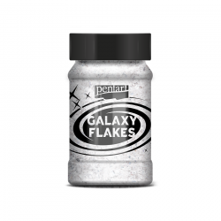 Galaxy flakes 100ml -mercury white