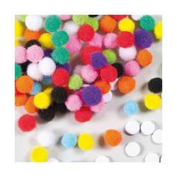 Set de 50 Pom-pom colorat de 1cm