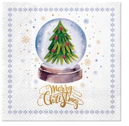 Servetel decor 33*33cm - magical christmas