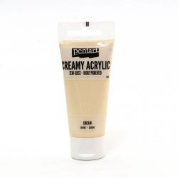 Creamy Acrylic Paint, 60ml, semi-gloss - cream