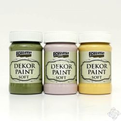 DEKOR PAINT CHALKY de 100 ml -  floare de in 