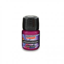 Vopsea pentru sticla si portelan 30ml - magenta