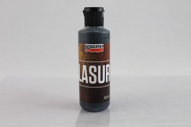 Lazura 80 ml, pentru exterior si interior - Ebony